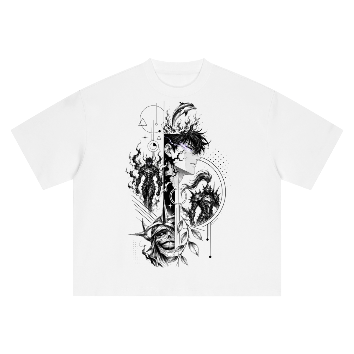 T-shirt ample coupe carrée